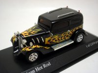 アメリカン　ホットロッド　Black with Flames 
