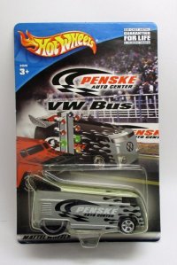 ホットウィール　PENSKE　ＶＷドラッグバス　銀/黒