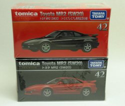 画像1: トミカプレミアム NO.42 トヨタ MR2 (SW20)２台セット