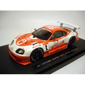 画像:  au CERUMO SUPRA  JGTC 2002 WHITE/ORANGE