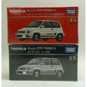 画像: トミカプレミアム NO.35 ホンダ シティ ターボII ２台セット