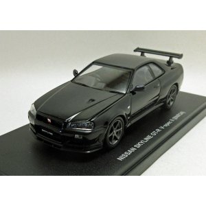 画像: 日産 スカイラインGT-R(R34)　VスペックII　黒メタリック