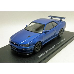 画像: 日産 スカイラインGT-R(R34)　VスペックII BAYSIDE BLUE