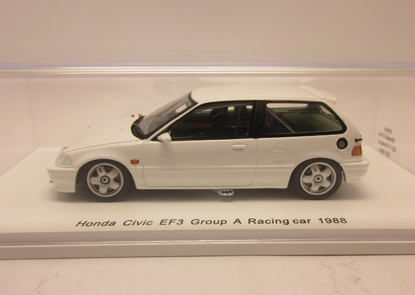 画像1: ホンダ シビック EF3 グループA レースカー 白 1988