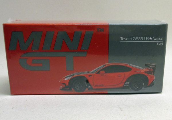 画像1: LIBERTY WALK Toyota GR86 LB★Nation Red
